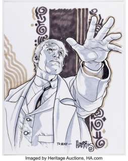 Tony Harris - Elijah Snow from Planetary Specialty Illustration Original Art (2023).