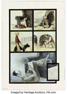 Teddy Kristiansen It‘s A Bird... Story Page 8 Original Art (DC/Vertigo, 2004).