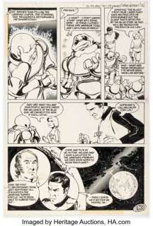 John Byrne Space: 1999 #4 Story Page 22 Original Art (Charlton, 1976). | Heritage