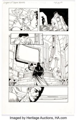 Andreas Guinaldo and Dan Green Legion of Super-Heroes #10 Story Page 19 Original Art (DC, 2012).