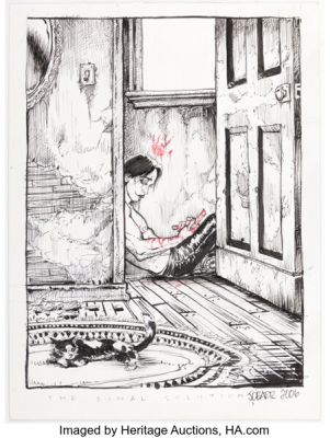 James O’Barr "The Final Solution" The Crow Illustration Original Art (2006). | Heritage