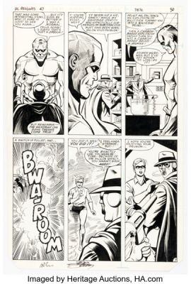 José Delbo and John Calahan DC Comics Presents #47 Sandman and Sandy Story Page 7 Original Art (DC, 1982). | Heritage
