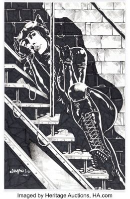 Jimbo Salgado - Catwoman Specialty Illustration Original Art (2016).