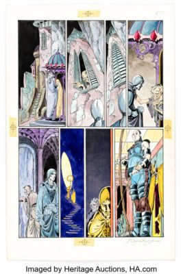 P. Craig Russell Epic Illustrated #4 Elric "The Dreaming City (Part II)" Story Page 5 Original Art (Marvel, 1980). | Heritage