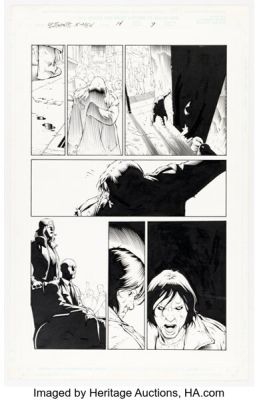 Esad Ribić and John Livesay Ultimate X-Men #14 Gambit Meets the X-Men Story Page 9 Original Art (Marvel, 2002). | Heritage