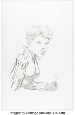 David Finch - Black Widow Specialty Illustration Original Art (2013). | Heritage