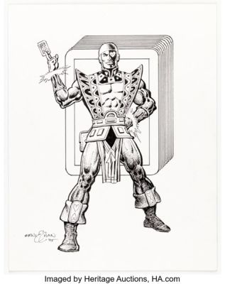 Ernie Chan - Jack of Hearts Specialty Illustration Original Art (2005).