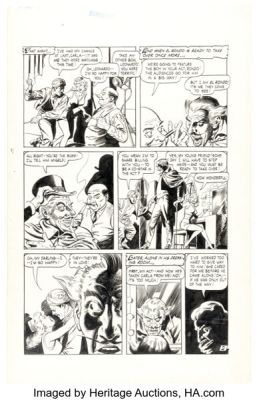 Reed Crandall Out of the Shadows #9 "Hanged by the Neck" Story Page 2 Original Art (Pines, 1953). | Heritage
