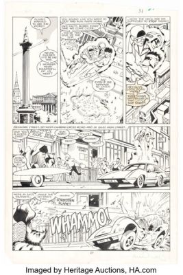 Alan Davis and Paul Neary The New Mutants Annual #3 Story Page 27 Original Art (Marvel, 1987). | Heritage