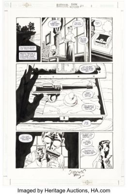 Tim Sale Batman: Dark Victory #7 Story Page 11 Original Art (DC, 2000). | Heritage
