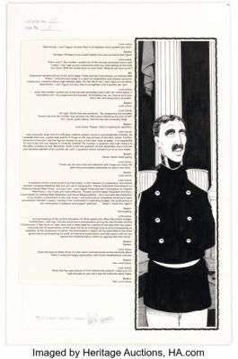 Dave Sim and Gerhard Cerebus #169 Lord Julius Splash Page 18 Original Art (Aardvark-Vanaheim, 1993). | Heritage