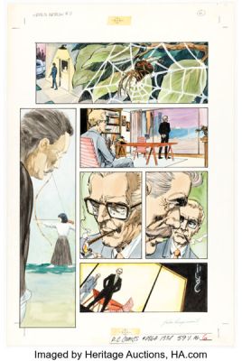 Mike Grell, Lurene Haines, and Julia Lacquement Green Arrow: The Longbow Hunters #2 Story Page 6 Original Art (DC, 1987). | Heritage