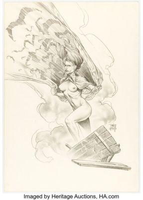 Tomas Giorello Wolfpack Vol. 1: A Gallery Girls Collection Pin-Up Illustration Original Art (SQP, 2001). | Heritage