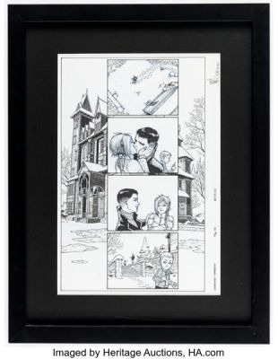 Gabriel Rodriguez Locke & Key: Keys to the Kingdom #1 Story Page 6 Original Art (IDW, 2010). | Heritage