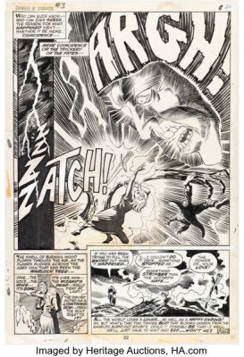 Barry Smith and Syd Shores Chamber of Darkness #3 Story Page 7 Original Art (Marvel, 1970). | Heritage