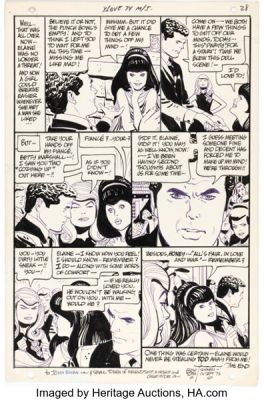 Alex Toth Young Love #74 Story Page 6 Original Art (DC, 1969). | Heritage