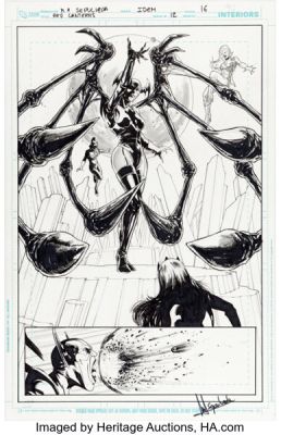 Miguel Angel Sepulveda Red Lanterns #12 Story Page 16 Original Art (DC, 2012).