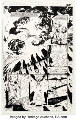 Val Semeiks and Denis Rodier The Demon #2 Story Page 21 Original Art (DC, 1990). | Heritage