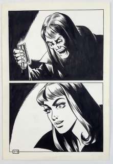 Satanik n. 50 - Magnus - Tav.ola Originale "La Stirpe dei Vampiri" - Page volante - (1966) | Catawiki