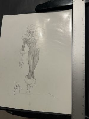 Original Art Black Cat By Randy Green | eBay US (Buy It Now)
