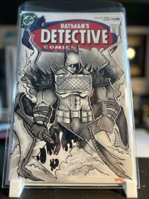 Absolute Batman Original Art Detective Comics #475 Blank Sketch Cover | eBay US (Buy It Now)