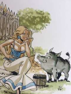 Meynet, Félix - Dessin original en couleur - Hommage Ã  Uderzo et Astérix | Catawiki