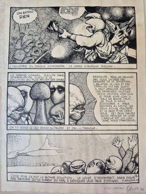 [Bd] Baudoin Edmond... | [BD] BAUDOIN Edmond (né en 1942) Planche originale... | Nice Enchères