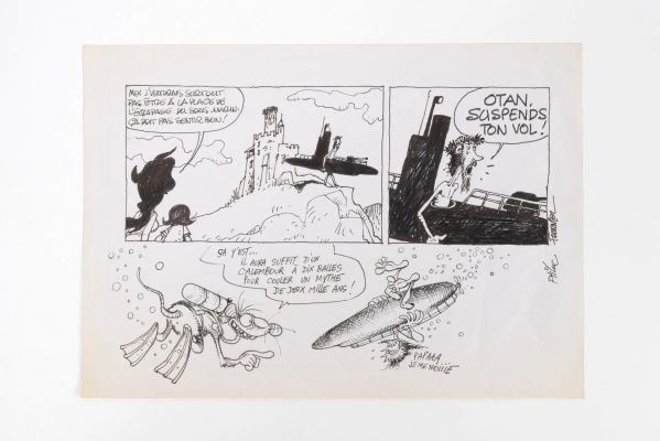 Fournier, Jean Claude... | FOURNIER, Jean Claude (1943) & PTILUC (Luc Luc LEFEBVRE,1956) Cadavre... | Drouot Estimations