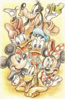 Disney Family! - Unique Large Giclée - Joan Vizcarra - On Canvas | Catawiki