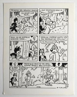 Cance Louis * Pif... | CANCE Louis * Pif et Hercule Gag en une planche Planche... | Vermot et Associés