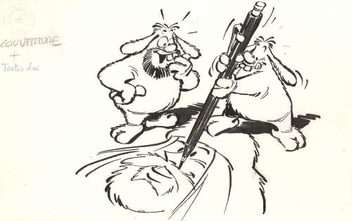 Derib | Les AhlalÃ Ã Ã s, illustration Ã  l’encre de Chine… | Banque Dessinée