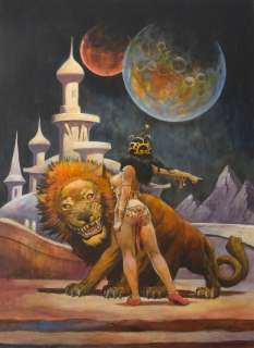 Don Marquez - John Carter, DEJAH THORIS of Mars, 24x30 on board,2012