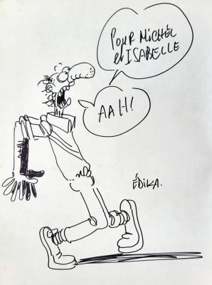 Edika Dédicace Sur... | EDIKA Dédicace sur l’album Pyjama Blouze en édition... | Vermot et Associés
