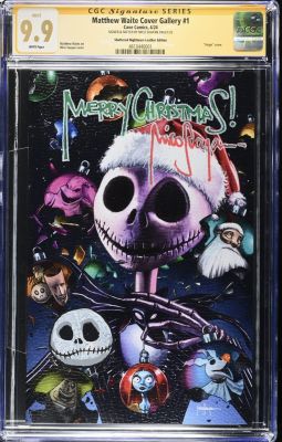 Mico Suayan CGC 9.9 Sketched Shattered Nightmare Before Christmas MegaCon Leather COA | Raremarq (Buy It Now)