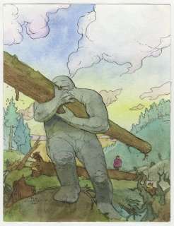 Paul Chadwick | Vintage 1992 drawing; 9-by-12 inches | Hero Initiative