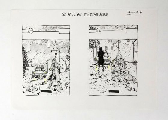 Alves Christophe Lefranc Recherches... | Lot 53 - ALVES Christophe Lefranc Recherches pour la couverture... | Vermot et Associés