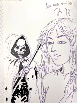 Son Margot L’enfant... | Lot 497 - SON Margot l’enfant bleue Dédicace sur l’album La grande... | Vermot et Associés