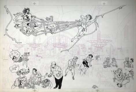 Theo Van Den Boogaard - Couverture originale - In Vogelvlucht - (1985) | Catawiki