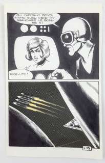 Gesebel n. 4 - Tavola Originale "La Notte dei Pipistrelli" - Loose page - (1966) | Catawiki