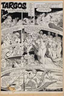 Jack Katz original artwork for Creepy #45 complete 10-page story Targos .