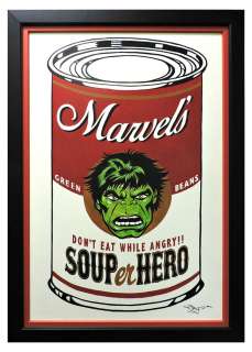 SOUPer Hero - Incredible Hulk Original Painting by Tim Rogerson | Diamond Galleries
