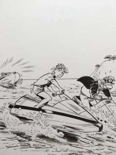 Carrère, Serge - Couverture originale - Léo Loden T3 - Adieu ma joliette - (1999) | Catawiki