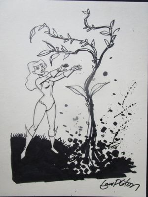 TRES BEAU DESSIN ORIGINAL DE TY TEMPLETON " POISON IVY " | eBay Europe