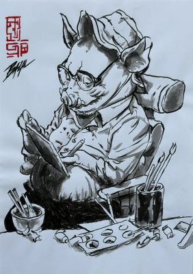 The Artist Rhino – Kim Jung Gi Tribute | Corner4art
