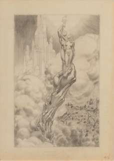 Alex Raymond original artwork published in LOOK Magazine October 20, 1942 - how peace will come... | Profiles in History