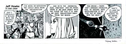 SYDNEY JORDAN  Jeff Hawke - The Day the moon nearly