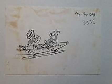 Topolino Libretto n. 1541 - Marco Rota - Originale di Copertina "Speciale Vacanze" - Loose page - (1985) | Catawiki