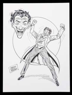 Original Ink Joker Drawing By Sheldon "Shelly" Moldoff | Goldberg Coins & Collectibles