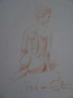 Erich von GÃ¶tha - Dessin original de Janice - Format: Â± 15 x 21 cm. | Catawiki