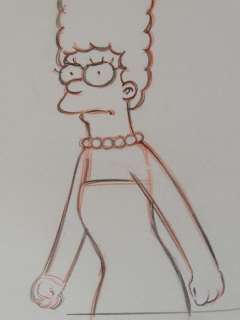 The Simpsons - Marge Simpson furious - Certificate of Authenticity -Unique | Catawiki